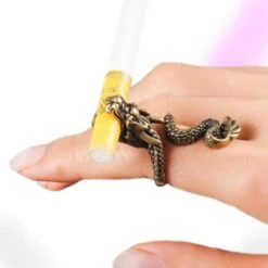 Vintage Dragon Smoker Ring