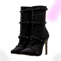 Sexy Rivet Cage Boots -Gothic Clothing Store 0.2 49ce1fba 0378 42c3 ad9d 5712c268f1dc