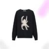 Fuzzy Spider Black Sweater