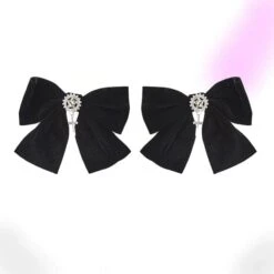 Velvet Bowknot Hair Clip