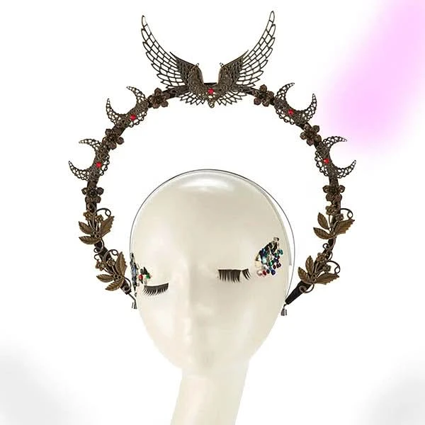 Elysia Midnight Moonscape Headband 1 Elysia Midnight Moonscape Headband