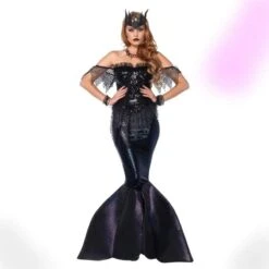 Marina Black Mermaid Dress