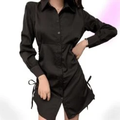 Ethical Black Gothic Dress