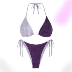 Ingrid Textured Triangle Swimsuit