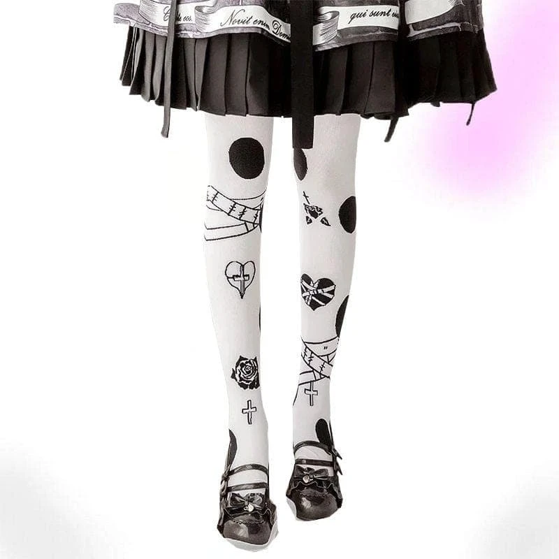 Brokenhearted Lolita White Socks 2 Brokenhearted Lolita White Socks - Image 2