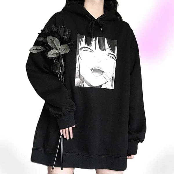 Manga Girl Oversized Hoodie 1 Manga Girl Oversized Hoodie