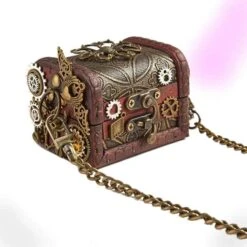 Wooden Treasure Box Mini Bag