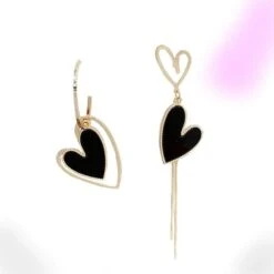 Dark Heart Earrings