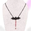 Gothic Bat Stainless Steel Chain Necklace