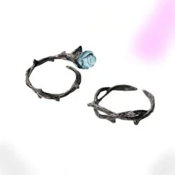 Rose & Pearl Thorn Rings