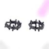 Barb Wire Silver Earrings