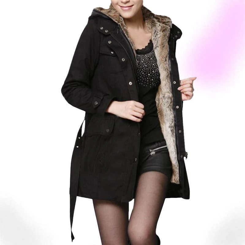Classy Warm Hooded Coat 1 Classy Warm Hooded Coat
