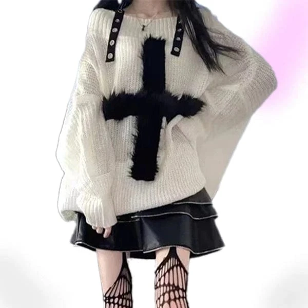 Cross The Line Off-Shoulder Sweater 1 Cross The Line Off-Shoulder Sweater