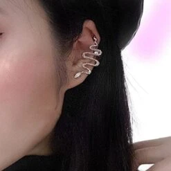 Snake Cuff Earrings