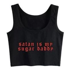 Satan Sugar Daddy Crop Top -Gothic Clothing Store 0 fbf35295 5e2a 4678 8ec2 96ac29734b4f