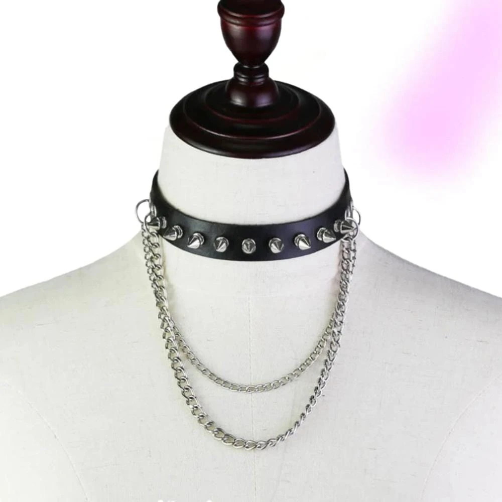 Emo Punk Chained Choker 19 Emo Punk Chained Choker - Image 19