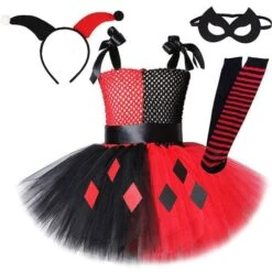Harley Quinn Inspired Girls Tutu Dress -Gothic Clothing Store 10 0c2a99e2 f3ea 4ce4 a4e0 698cfd59b55a