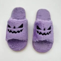 Haunted Pumpkin House Slippers -Gothic Clothing Store 10 236aad72 4d04 4b05 9ef6 9d248bfbe714