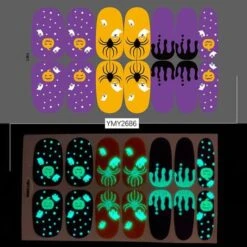 Spooktacular Glow In The Dark Nail Stickers -Gothic Clothing Store 10 2a67cef1 da28 4488 bf5e 6c7dcb5cafe1
