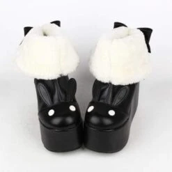 B&W Bunny Toe Shoes -Gothic Clothing Store 10 2b687306 773d 4c35 a452 ecdd60e074b8
