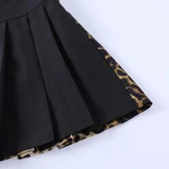 Leopardess High Waist Pleated Skirt -Gothic Clothing Store 10 4d606938 0606 43da 922c 6cba09225302