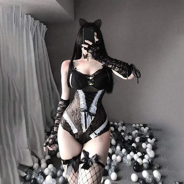 Nymph Chiffon Gothic Lingerie 6 Nymph Chiffon Gothic Lingerie - Image 6