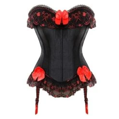 Goth Duchess Satin Overbust Corset -Gothic Clothing Store 10 bb7e80fc 3eb9 4c83 bed9 7194bd5527cd