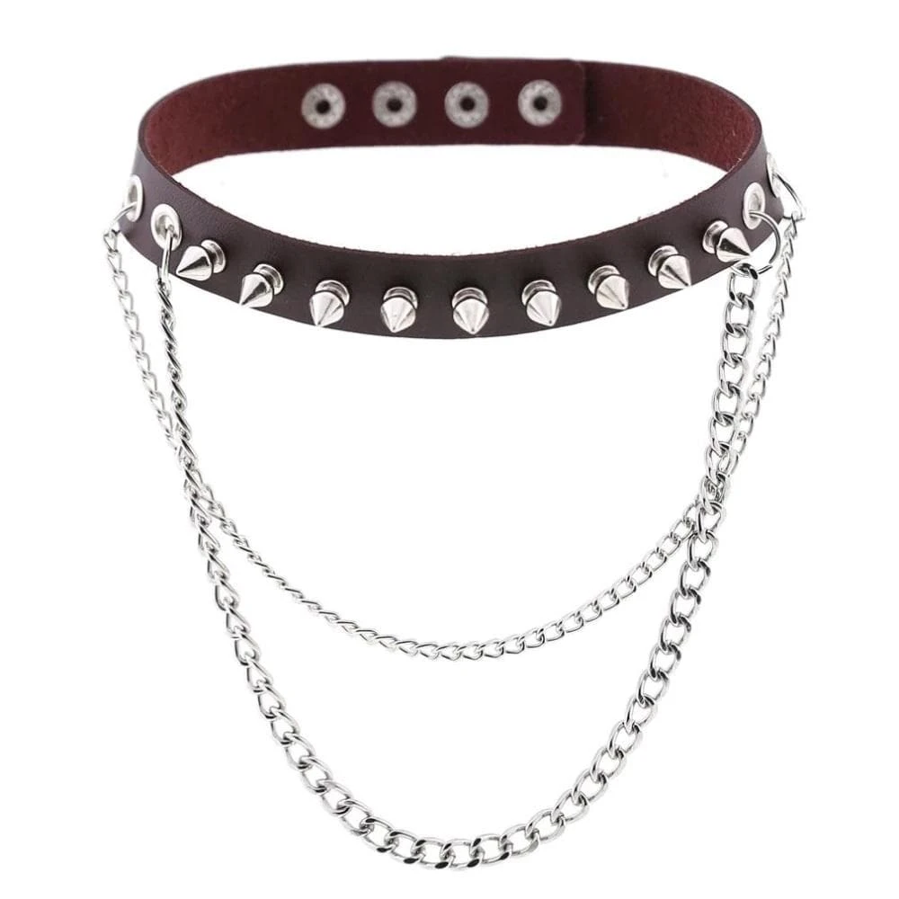 Emo Punk Chained Choker 7 Emo Punk Chained Choker - Image 7