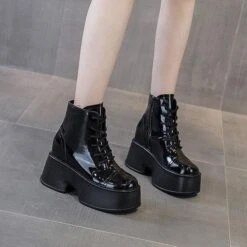 Julie Platform Saddle Shoes -Gothic Clothing Store 10 fd9b7c14 5127 467a acd7 848f7cbcb117