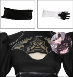 Nier Black Dress 21 Nier Black Dress -Gothic Clothing Store 11