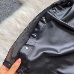 Dominatrix Dreams Lingerie Leather-Look Bodycon Night Dress 27 Dominatrix Dreams Lingerie Leather-Look Bodycon Night Dress -Gothic Clothing Store 11 1020c560 24b8 487d 8b37 3a7dd52faf2f