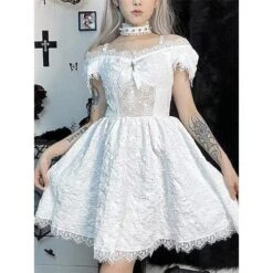 Gothic Spider Web Lace Dress -Gothic Clothing Store 11 178b673d 700f 4a63 b8c3 541c1aab835a