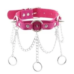 Chain Of Guilt Leather Choker -Gothic Clothing Store 11 5539e3ee 09d8 4044 8218 f158640b7b3a