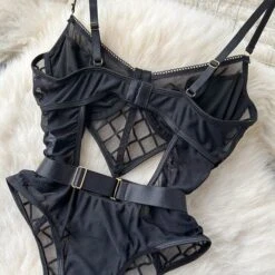 Catalina Plaid Mesh Bodysuit -Gothic Clothing Store 11 8157d3ef 6881 403e b0c8 97c126ba63b2