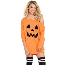 Gothic Skull Pumpkin Dress -Gothic Clothing Store 11 b2ee6016 997c 4e11 ac73 d398fe997a19