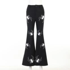 Spider Slayer Flare Pants -Gothic Clothing Store 11 c524d9cd 9d83 4267 8211 cb4f6771900d