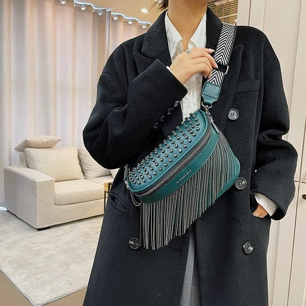 Iris Fringe Studded Bum Bag 12 Iris Fringe Studded Bum Bag - Image 12