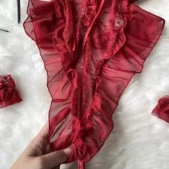 Gothic Valentine Lace Bodysuit Set -Gothic Clothing Store 11 debe9e56 afd9 49e6 974b 662877852014