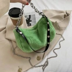 Miss Fuzzy Chain Shoulder Bag -Gothic Clothing Store 12 272afe0b 5b96 40e6 b66f 6080b1542661