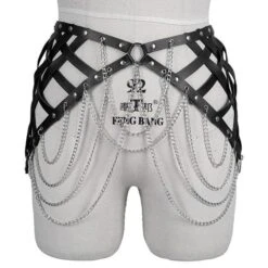 Katriona Leather Belt With Chains -Gothic Clothing Store 12 42fb3690 807d 4d05 a3f0 16e4bac229e4