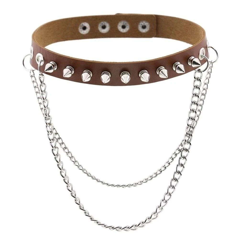 Emo Punk Chained Choker 14 Emo Punk Chained Choker - Image 14