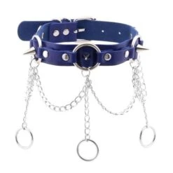 Chain Of Guilt Leather Choker -Gothic Clothing Store 12 57ffc508 1682 49f1 81f8 6c03409f3d87