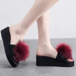 Summer Sassy Pompom Sandals -Gothic Clothing Store 12 81702612 3b86 4f25 9178 85ac2deb6d23