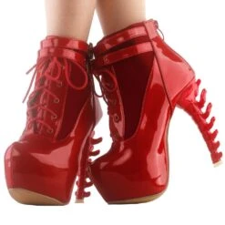 Gothic Punk Bone Heel Boots -Gothic Clothing Store 12 b1aaa15a 9a7a 4d59 b694 59f266709005