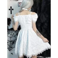 Gothic Spider Web Lace Dress -Gothic Clothing Store 12 bdcd5189 8122 4af9 acea 276256aa972b
