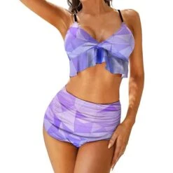 Midnight Dip Two Tone High Waist Bikini Set -Gothic Clothing Store 12 c5369627 c8be 4add a4eb b567deb9d00c