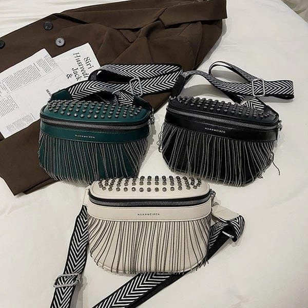 Iris Fringe Studded Bum Bag 13 Iris Fringe Studded Bum Bag - Image 13