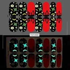 Spooktacular Glow In The Dark Nail Stickers -Gothic Clothing Store 12 e6873e10 5e9a 4fe3 984b d3ec3b8de183