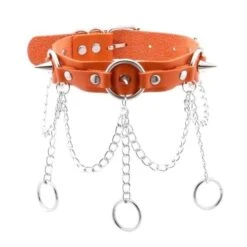 Chain Of Guilt Leather Choker -Gothic Clothing Store 13 0d8ca347 0f0a 4867 9b0b c4f1bac5ef2f