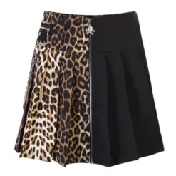 Leopardess High Waist Pleated Skirt -Gothic Clothing Store 13 2006b60d 4007 44be 82b6 3be1cc153c6b